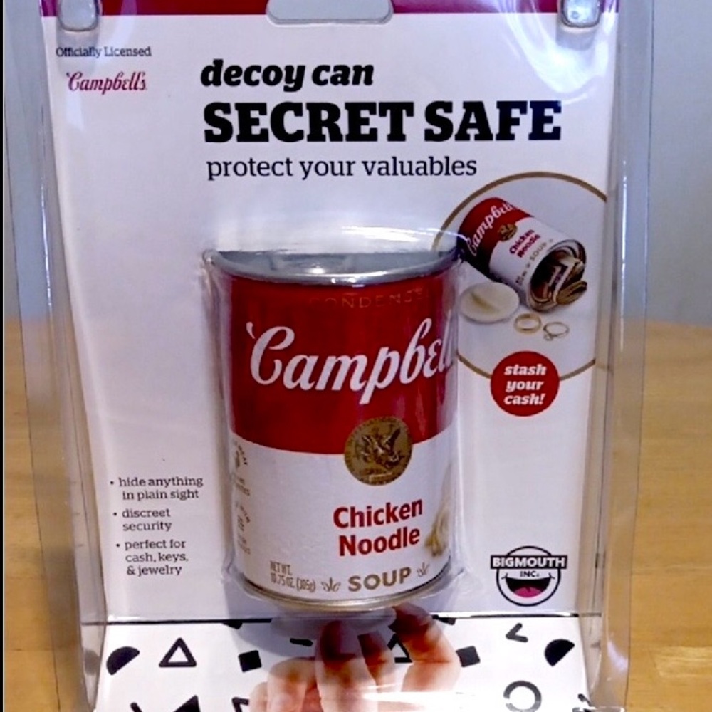 SECRET SAFE - Campbells Soup Can Hide Money/ Jewelry ~ They’ll Never Know 💰Gift